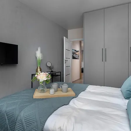 Air Conditioned In Cracow With Parking And Desk By Renters 아파트 크라쿠프